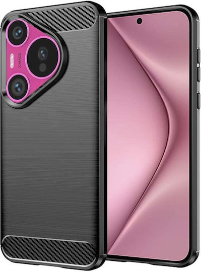 Back Cover Silicon Negru (Huawei Pura 70)