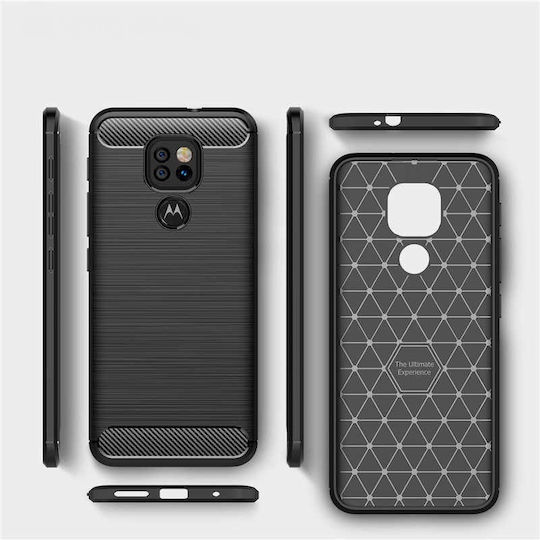 Back Cover Σιλικόνης Μαύρο (Moto E7 Plus)