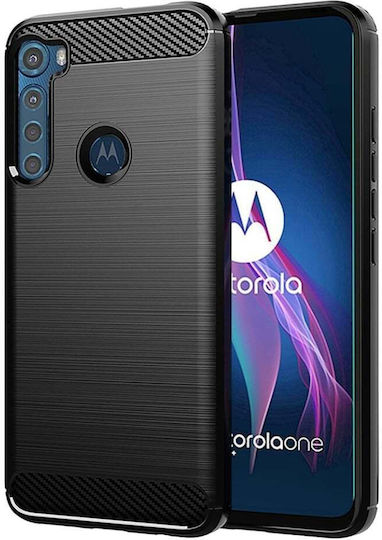 Back Cover Silicone Black (Motorola One Fusion Plus )