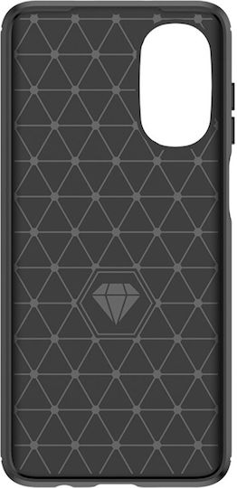 Back Cover Σιλικόνης Μαύρο (Moto G52)