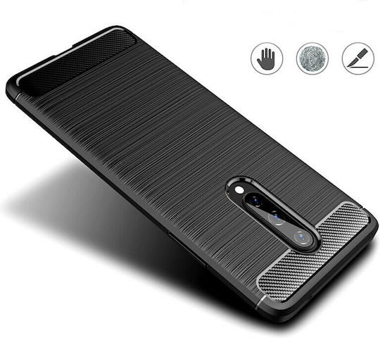 Back Cover Silicon Negru (OnePlus 8)