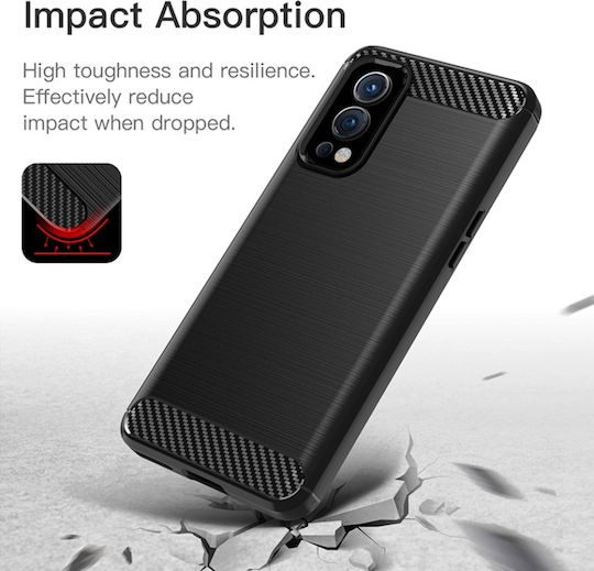 Back Cover Silicon Negru (OnePlus Nord 2)