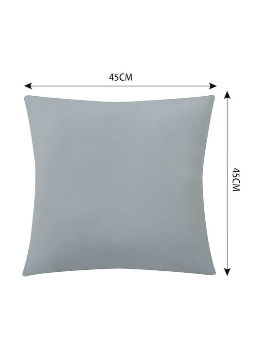 Dekorativer Kissenbezug Gray 2Stück 45x45cm.