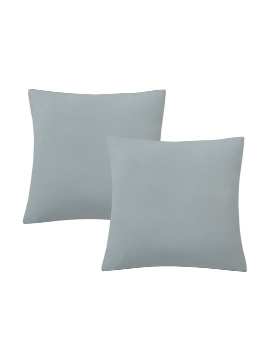 Dekorativer Kissenbezug Gray 2Stück 45x45cm.