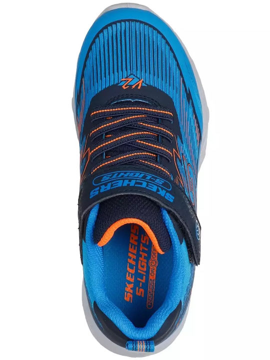 Vortex 2.0 Încălțăminte sport Joasa pentru copii cu scai și lumini Albastre