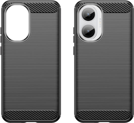 Techsuit Carbon Bumper Silicone / Plastic Black (Poco F7)