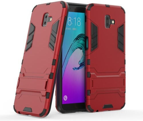 Back Cover Silicon Roșu (Galaxy J6+)