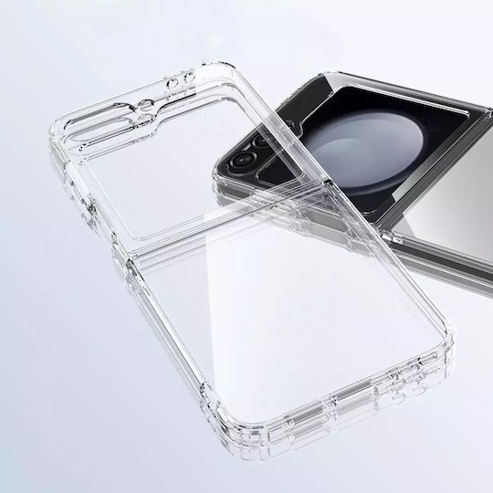 Tech-Protect Flexair Hybrid Book Σιλικόνης / Πλαστικό Διάφανο (Galaxy Z Flip6)