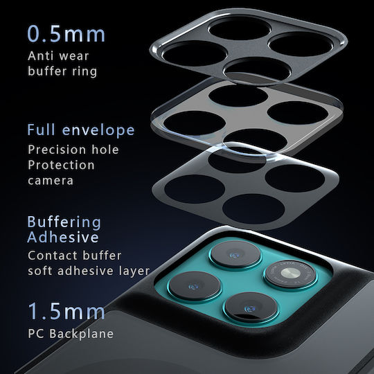 Techsuit Umschlag Rückseite Silikon Schwarz (Motorola Edge 60 Fusion)