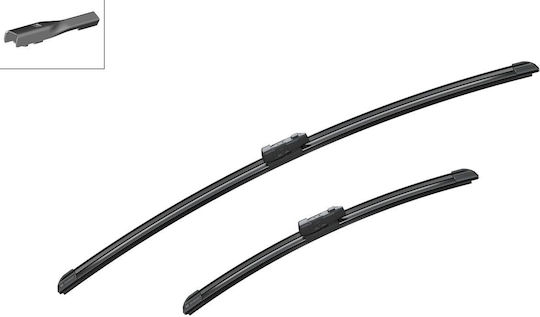Bosch Aerotwin A945S Front Set Car Wiper Blades 650mm/400mm Universal Seat Leon BMW X1
