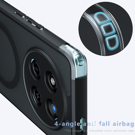 Techsuit Back Cover Σιλικόνης Μαύρο (Honor Magic7 Lite, Honor X9c)