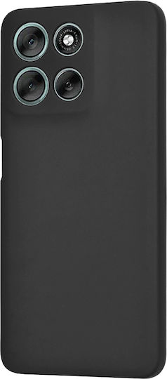 Techsuit Softflex Motorola Moto Umschlag Rückseite Silikon Schwarz (Motorola Moto G56)