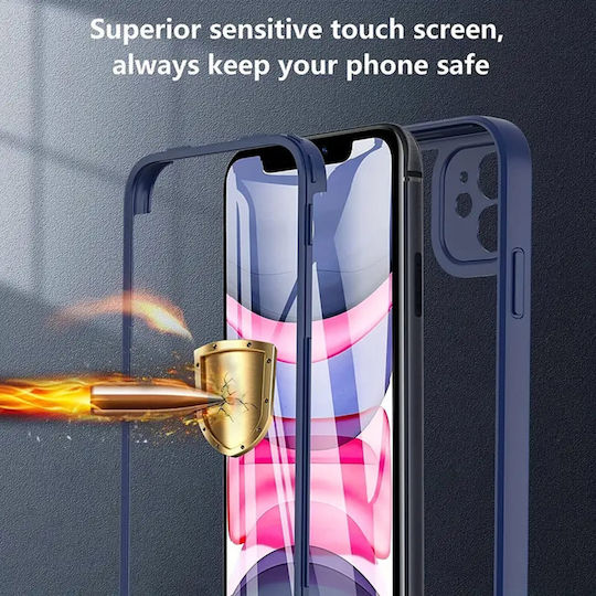 Techsuit ColorVerse 360 Vollschutz Silikon Schwarz Handyhülle (Galaxy S25)