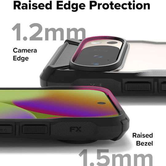 Ringke Fusion X Back Cover Silicone Black (Google Pixel 10 / 10 Pro)