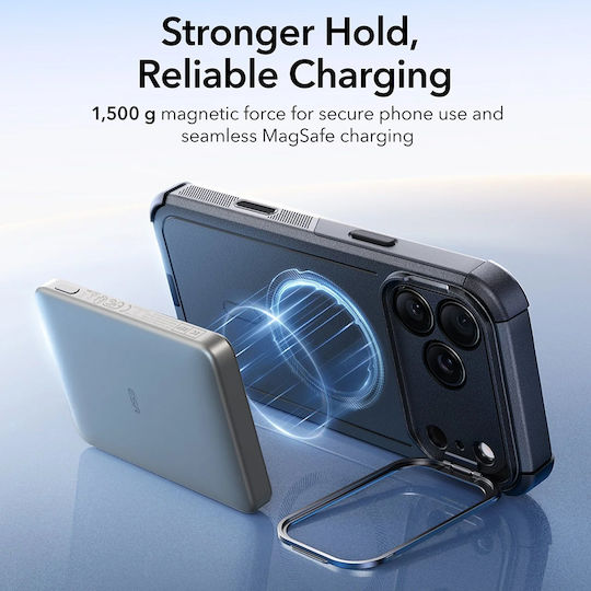 ESR Cyber Umschlag Rückseite Silikon Schwarz (iPhone 17 Pro)