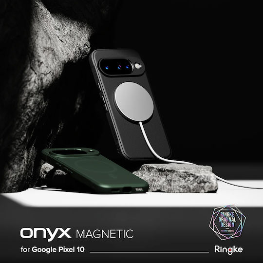 Ringke Onyx Magsafe Back Cover Σιλικόνης Μαύρο (Google Pixel 10)