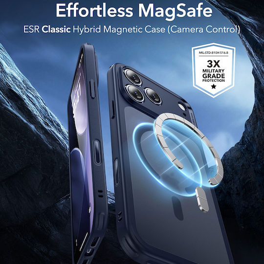 ESR Classic Hybrid Halolock Umschlag Rückseite Blau (iPhone 17 Pro Max)
