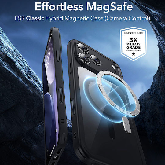 ESR Classic Hybrid Halolock Umschlag Rückseite Transparent (iPhone 17 Pro Max)