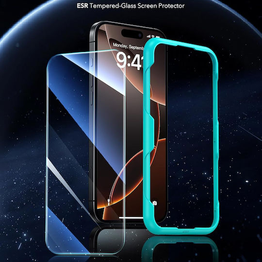 ESR Black Gehärtetes Glas 3Stück (iPhone 17 / 17 Pro / 16 Pro)