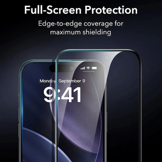 ESR Armorite Privacy Screen Protector 3pcs Black (iPhone 17 / 17 Pro / 16 Pro)