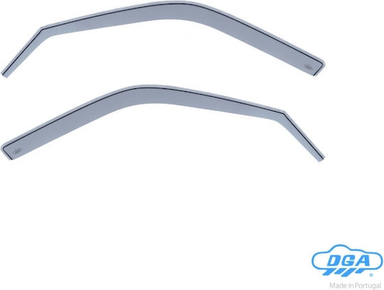 DGA Set of Windbreakers Front Car Dark Fime for Honda CR-V 2pcs