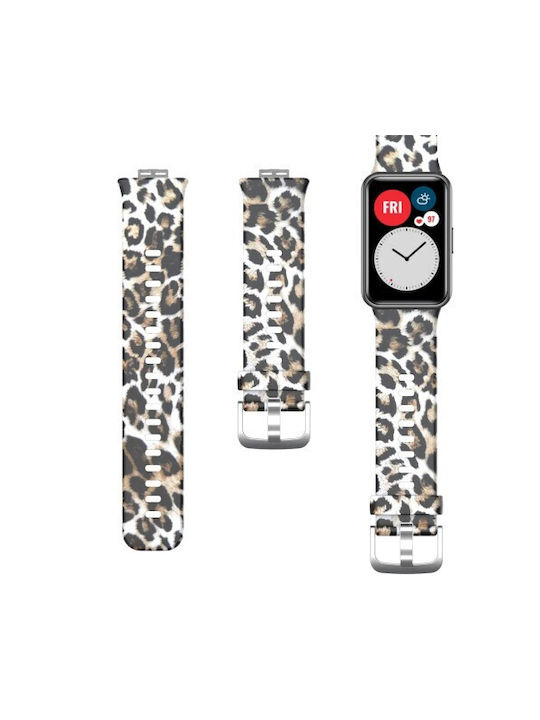 Pattern Λουράκι Σιλικόνης Καφέ (Huawei Watch Fit)