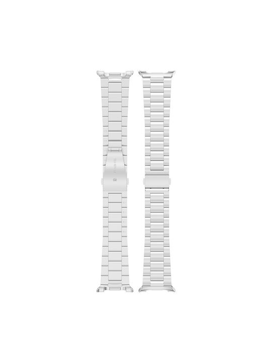 Techsuit Curea Oțel inoxidabil Negru (Samsung Galaxy Watch8, Watch8 Classic)