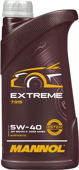 Mannol Extreme Synthetic Car Oil 5W-40 1lt