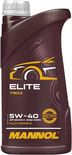 Mannol Elite Συνθετικό Λάδι Αυτοκινήτου 5W-40 1lt
