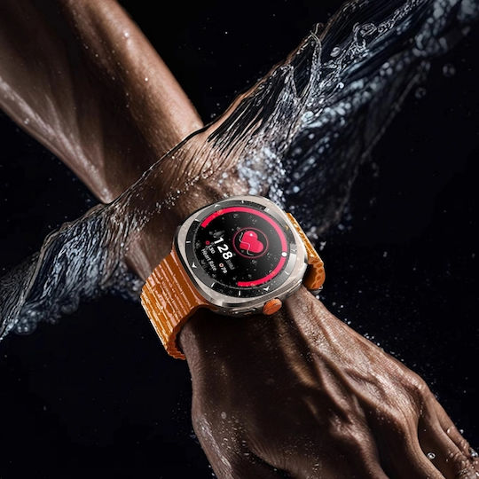 Joyroom Venture Series JR-FV2 Sport 47mm Smartwatch με Παλμογράφο (Πορτοκαλί)