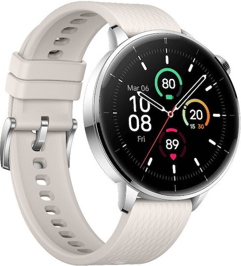 OnePlus Watch 3 43mm Stainless Steel 43mm Waterproof with Heart Rate Monitor (Silver Steel)