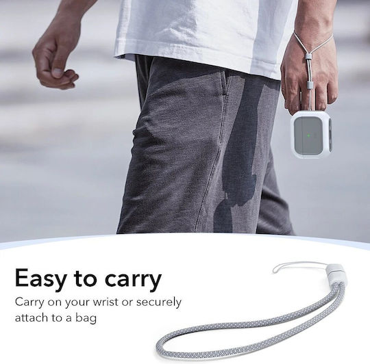 ESR Orbit Hybrid Halolock Case Plastic / Silicone in White color for Apple AirPods Pro 3