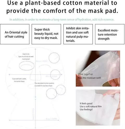 Perlen & Kirschblüten Gesichtsmasken 1 Stück