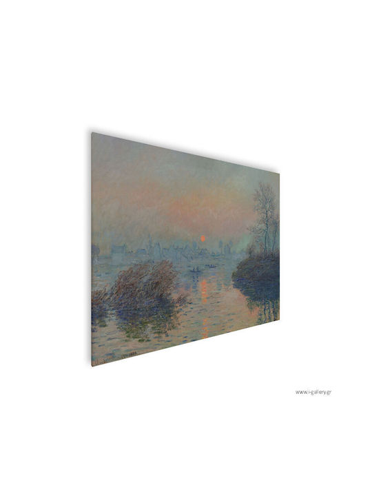 Платнен Панел Monet Sunset On Seine At Lavacourt Winter Effect 120x80 См