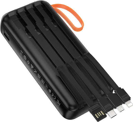 Hoco J151A Spirit Power Bank 20000mAh 10W Μαύρο