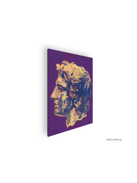 Painting Canvas Alexander Great Pop Art 40x60 Cm
