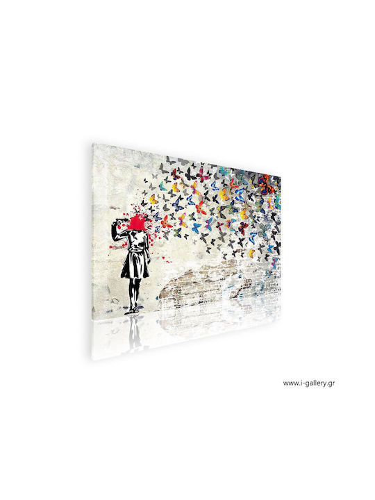 Canvas Painting Beautiful Thinking 130x90 Cm