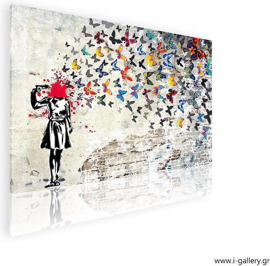 Canvas Painting Beautiful Thinking 130x90 Cm