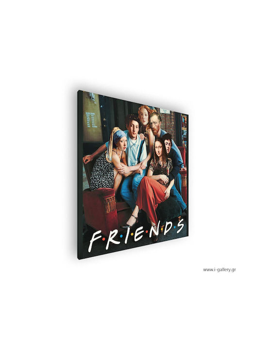 Canvas Painting Friends Pop Art 30x30 Cm