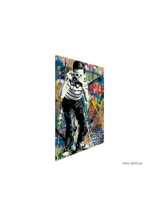 Платнен Панел Smile Life Street Art 100x150 См