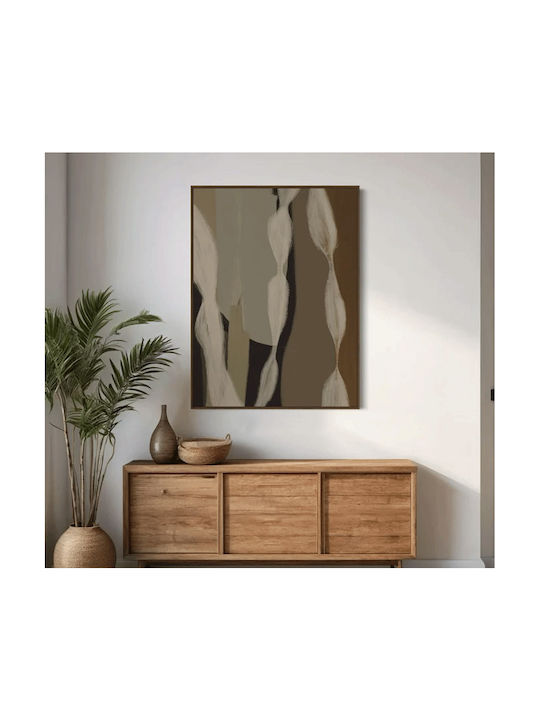 Πίνακας Ζωγραφικής Καμβά Earth Color Abstract 70x100 Cm