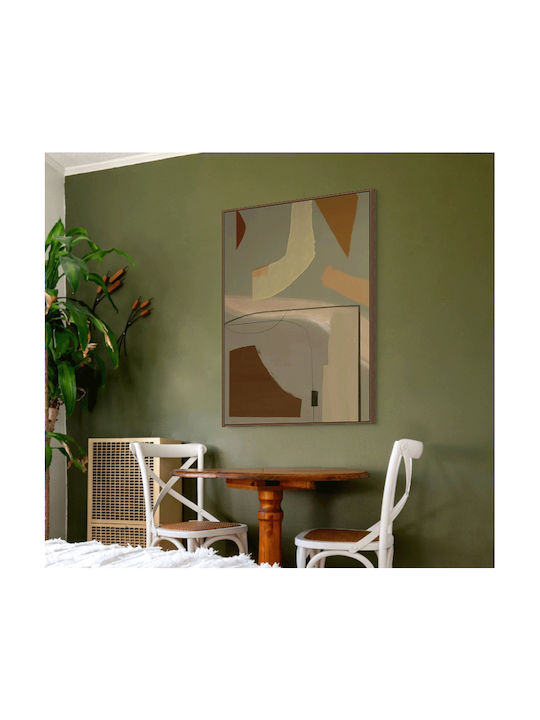 Canvas Painting Pastel Earth Abstract 100x150 Cm