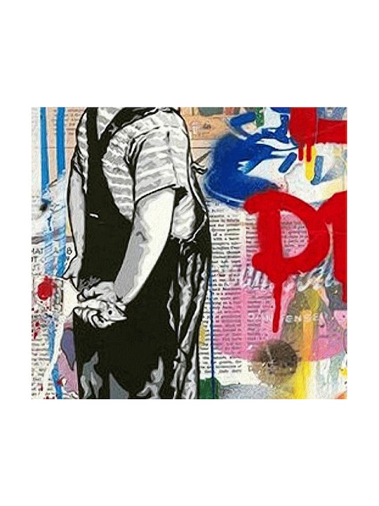 Πίνακας Καμβά Dream Big Street Art 100x100 Cm
