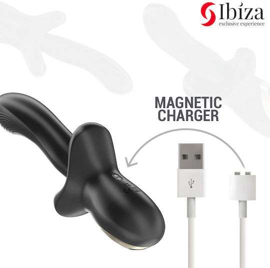Ibiza Biting & Thrusting Vibrator G-Punkt Schwarz