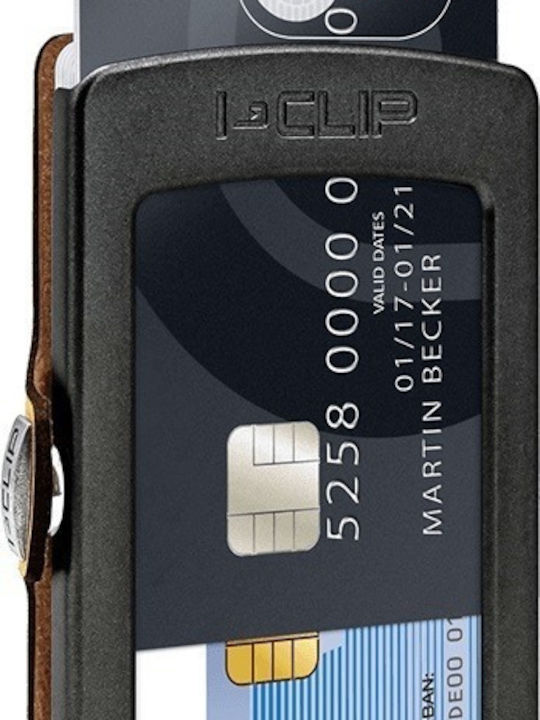 Set Leather Men's Wallet with RFID Black