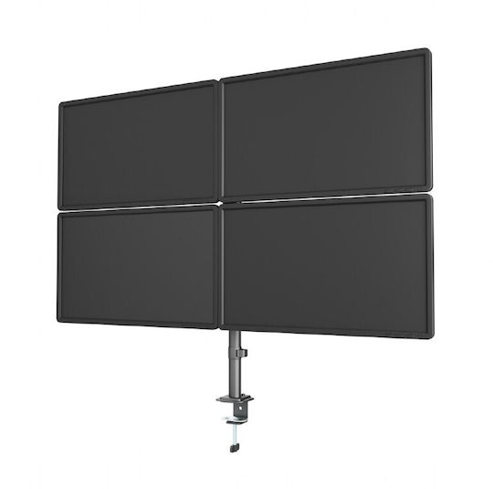 Gembird Βάση Γραφείου για 4 Οθόνες έως 32" (MA-D4-01)