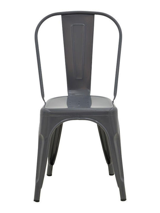 Outdoor-Stuhl Metallisch Utopia Anthracite Shade 44x44x85εκ.