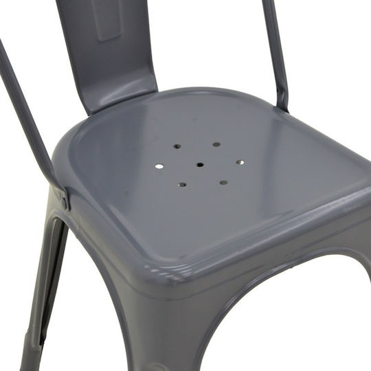 Outdoor Chair Metallic Utopia Anthracite Shade 44x44x85cm