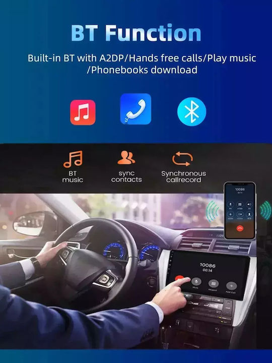 Auto-Audiosystem für Hyundai i20 2008-2012 (Bluetooth/USB/WiFi/GPS/Apple-Carplay/Android-Auto) mit Touchscreen 9"