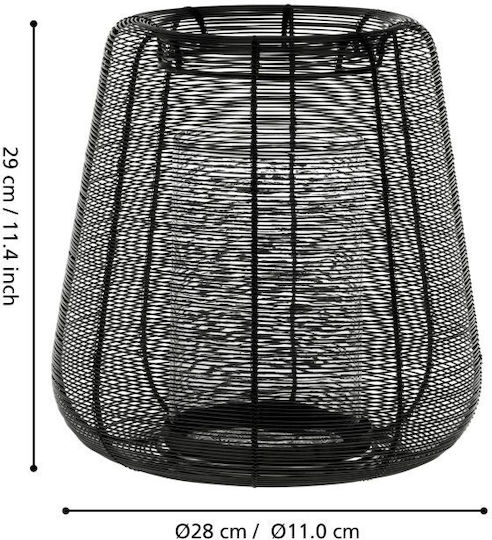 Eglo Hagony Фенерче Металик Черен 29x29x28бр 1бр